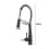 Living And Home (Black) Modern Kitchen Pull Down Faucet Swivel Tap 4