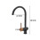 Living And Home Black Stainless Steel Side Lever Kitchen Tap Mixer Tap 6