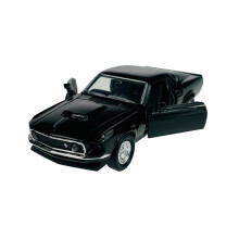 Welly Old Timer 1969 Ford Mustang Boss 429 Black 1:34-1:39 New in Box