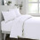 (Single) Sleepdown Fitted Sheet Polycotton White 1