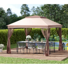 Pop Up Gazebo Side Panel Tent Garden Hot Tub Pergola Party Canopy Awning Shelter