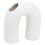 URBN Living (Small) White Arched U-Shaped Ceramic Vase Flowers Vases 1