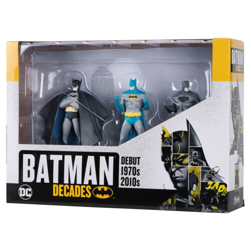 DC Comics Batman Decades | 3 Figurine Set: Hero Collector 1
