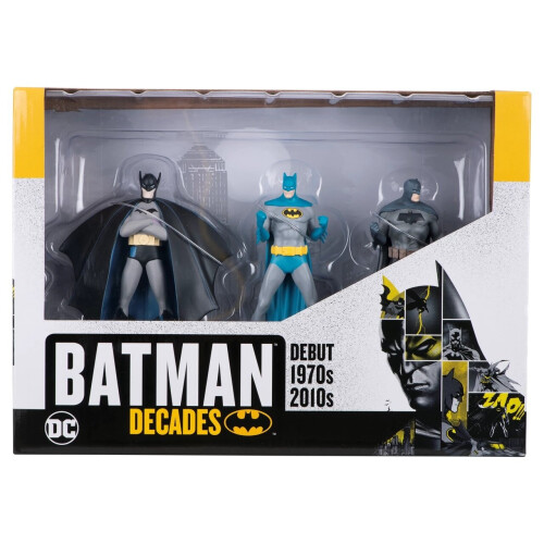 DC Comics Batman Decades | 3 Figurine Set: Hero Collector 2