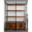 Large Industrial Bookcase Rustic Solid Wood Shelving Unit Tall Metal Storage Display Cabinet 2