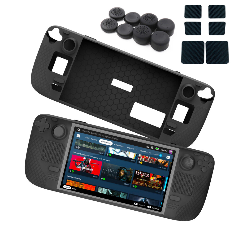 Protective Cover For Steam Deck Controller Skin Case Soft Silicone Gamepad