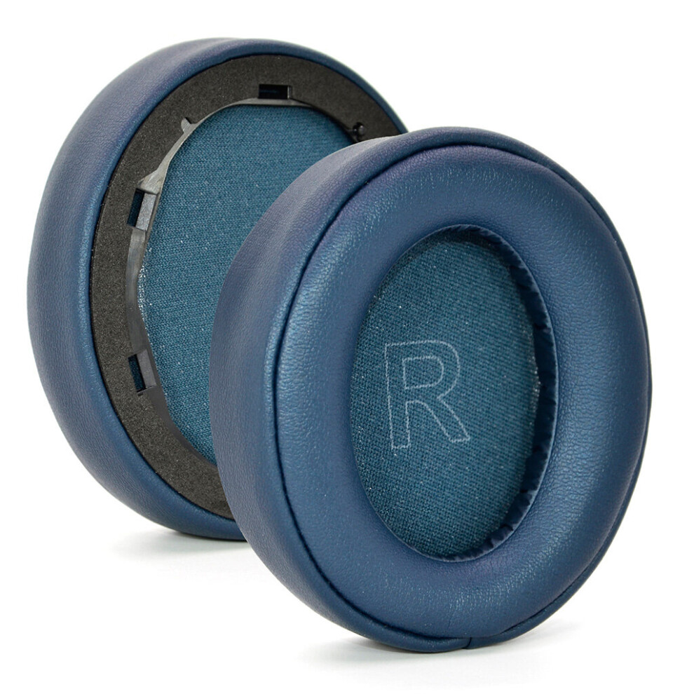( Stitching) 1Pair Replacement Earpads Cover For Anker Life Q30 Headphone Blue
