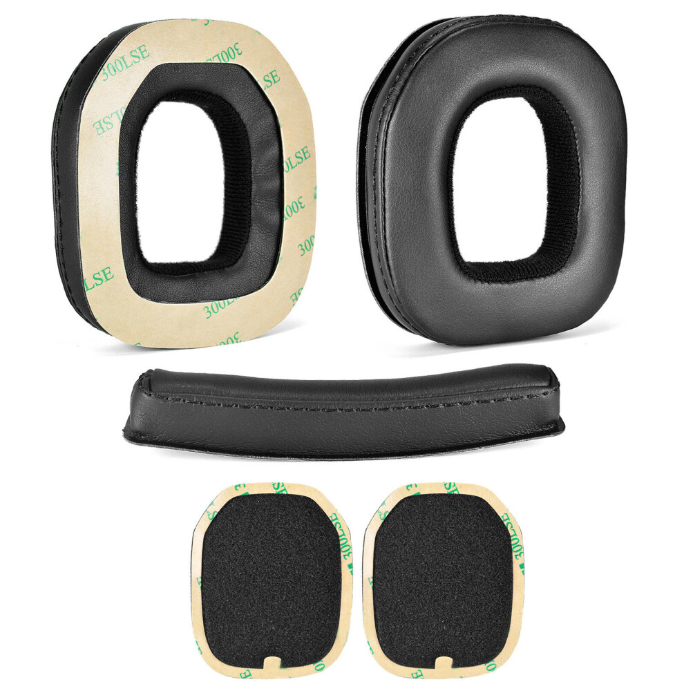 (Protein Leather) Headbeam Earpads Mic Foams For Astro A50 Gen3 Gen4 Headphone Easily Installation 7450021608977