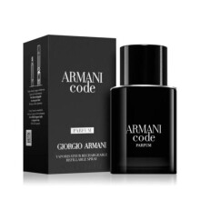 Armani Code Parfum 50ml Refillable Spray - Luxury Spicy-Woody Fragrance for Men