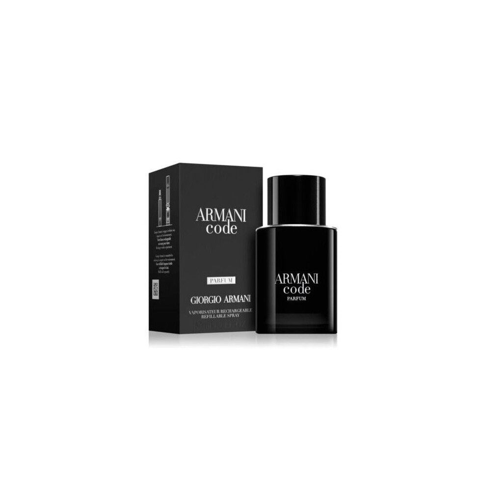 Armani Code Parfum 50ml EDP Refillable Spray