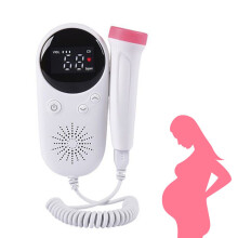 Fetal Doppler Detector Baby Heart Rate Monitor Beat Probe Prenatal Ultrasonic