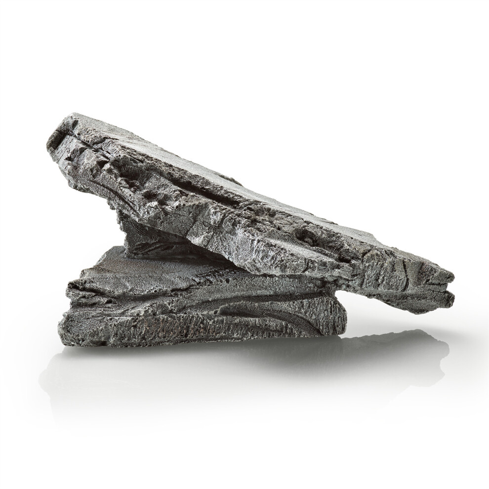 Oase Slate Aquarium Ornament Stone Decoration Grey Rock Fish Tank Decor Scape C