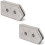 4pcs Glass Carbide Cutting Head,Replacement Glass Cutter Head;for Ceramic, Glass(2 Holes) 1