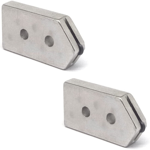 4pcs Glass Carbide Cutting Head,Replacement Glass Cutter Head;for Ceramic, Glass(2 Holes)