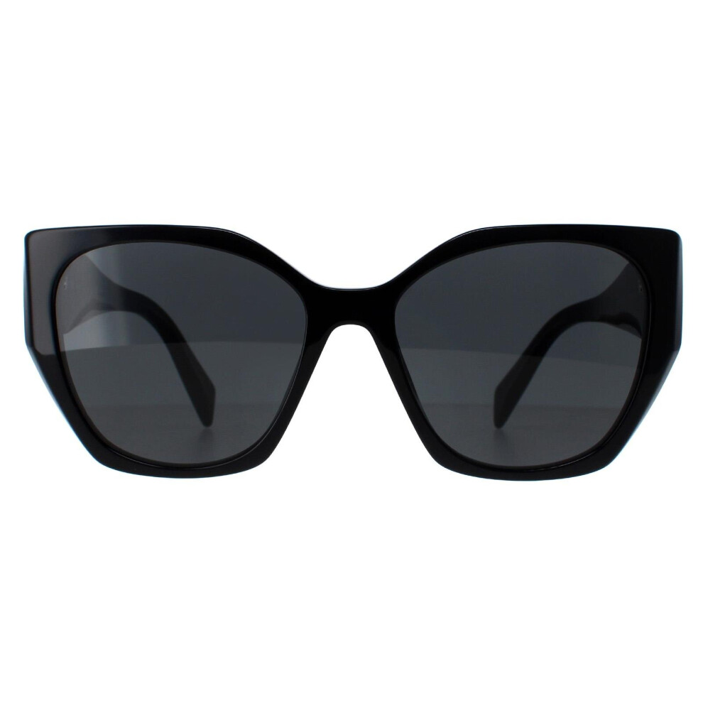 New Prada Women's Sunglasses Pr19zs 1Ab5s0 Black Dark Grey Black,Grey Pr-19Zs-1Ab5s0-55