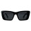 Prada Prada Sunglasses PR08YS 1AB5S0 Black Dark Grey 1