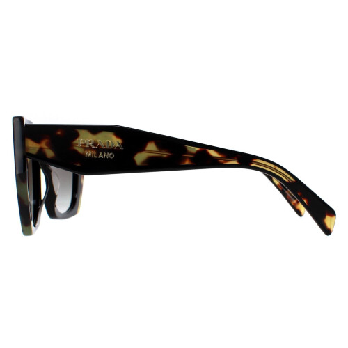 Prada Prada Sunglasses PR15WS 3890A7 Black and Medium Tortoise Light Grey Gradient 2