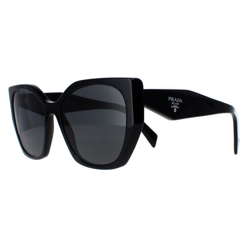 Prada Prada Sunglasses PR19ZS 1AB5S0 Black Dark Grey 1