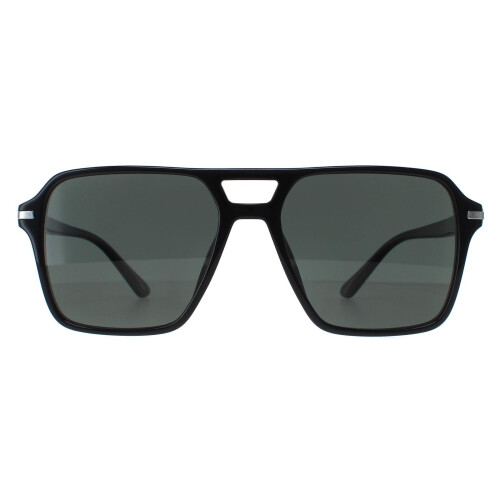 Prada Prada Sunglasses PR20YS 1AB03R Black Green Polarized