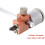 4pcs Glass Carbide Cutting Head,Replacement Glass Cutter Head;for Ceramic, Glass(2 Holes) 4