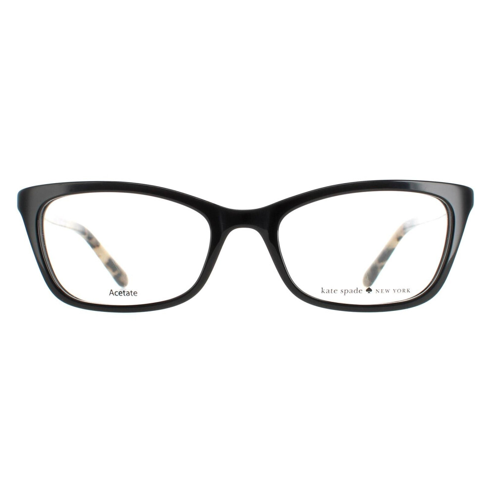 Kate Spade Glasses Frames Delacy 7KI Black Havana Women