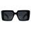 Prada Prada Sunglasses PR23YS 1AB5S0 Black Dark Grey 1