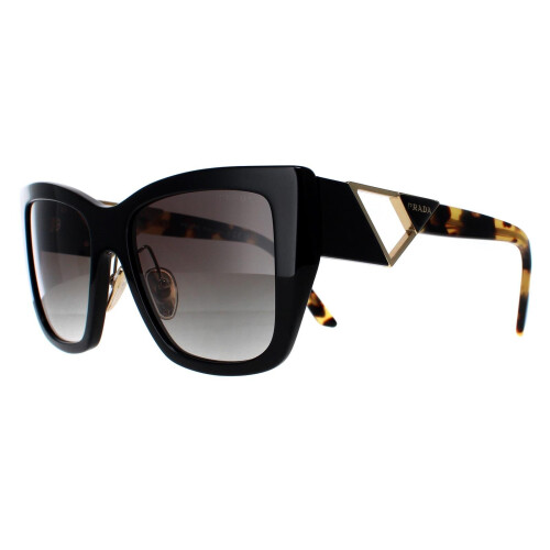 Prada Prada Sunglasses PR21YS 1AB0A7 Black and Tortoise Grey Gradient 1
