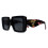 Prada Prada Sunglasses PR23YS 1AB5S0 Black Dark Grey 2