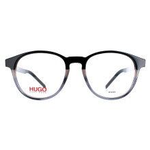 Hugo HG 1129 50/18/140 Zwart grijs Acetaat MAN HG 1129