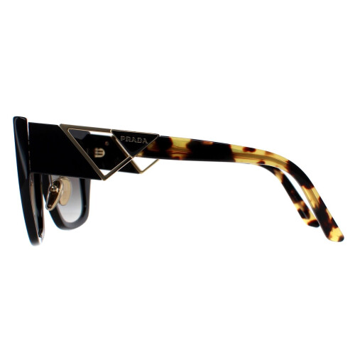 Prada Prada Sunglasses PR21YS 1AB0A7 Black and Tortoise Grey Gradient 2