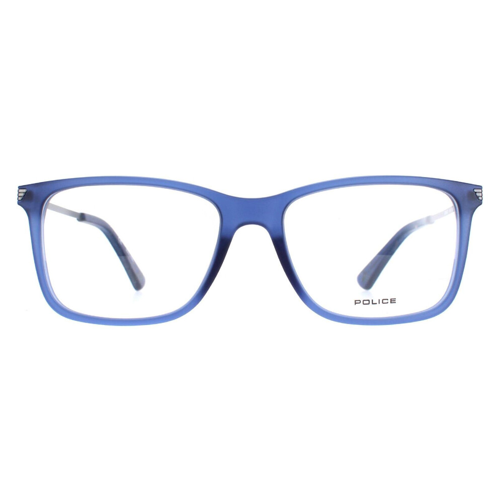 Police Glasses Frames Empire 3 VPL563 955M Blue Men