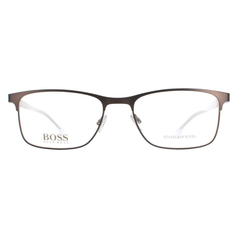 Hugo Boss Glasses Frames BOSS 0967/IT YZ4 Matte Brown Men