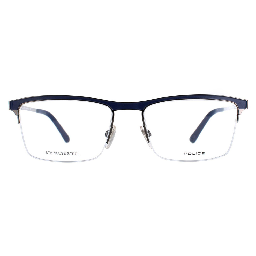 Police Glasses Frames Crossover 3 VPL564L 0568 Purple Men