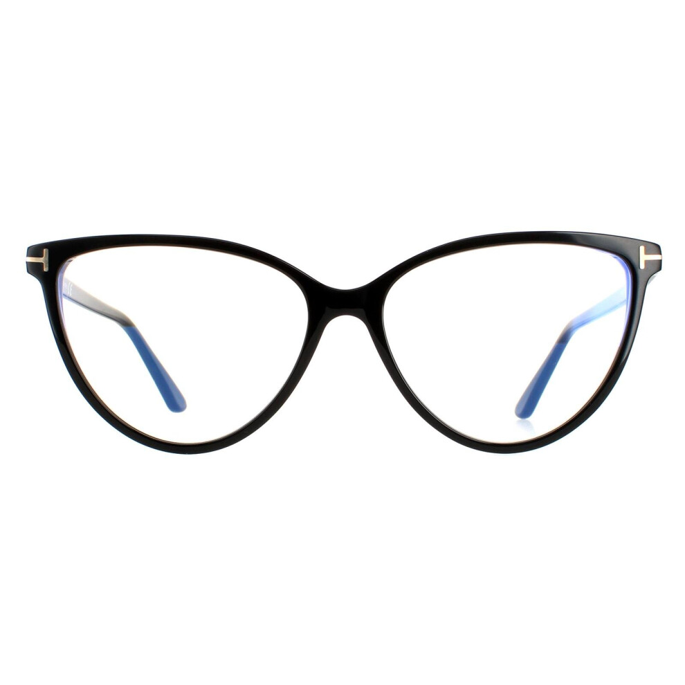 Tom Ford Glasses Frames FT5743-B 001 Shiny Black Women