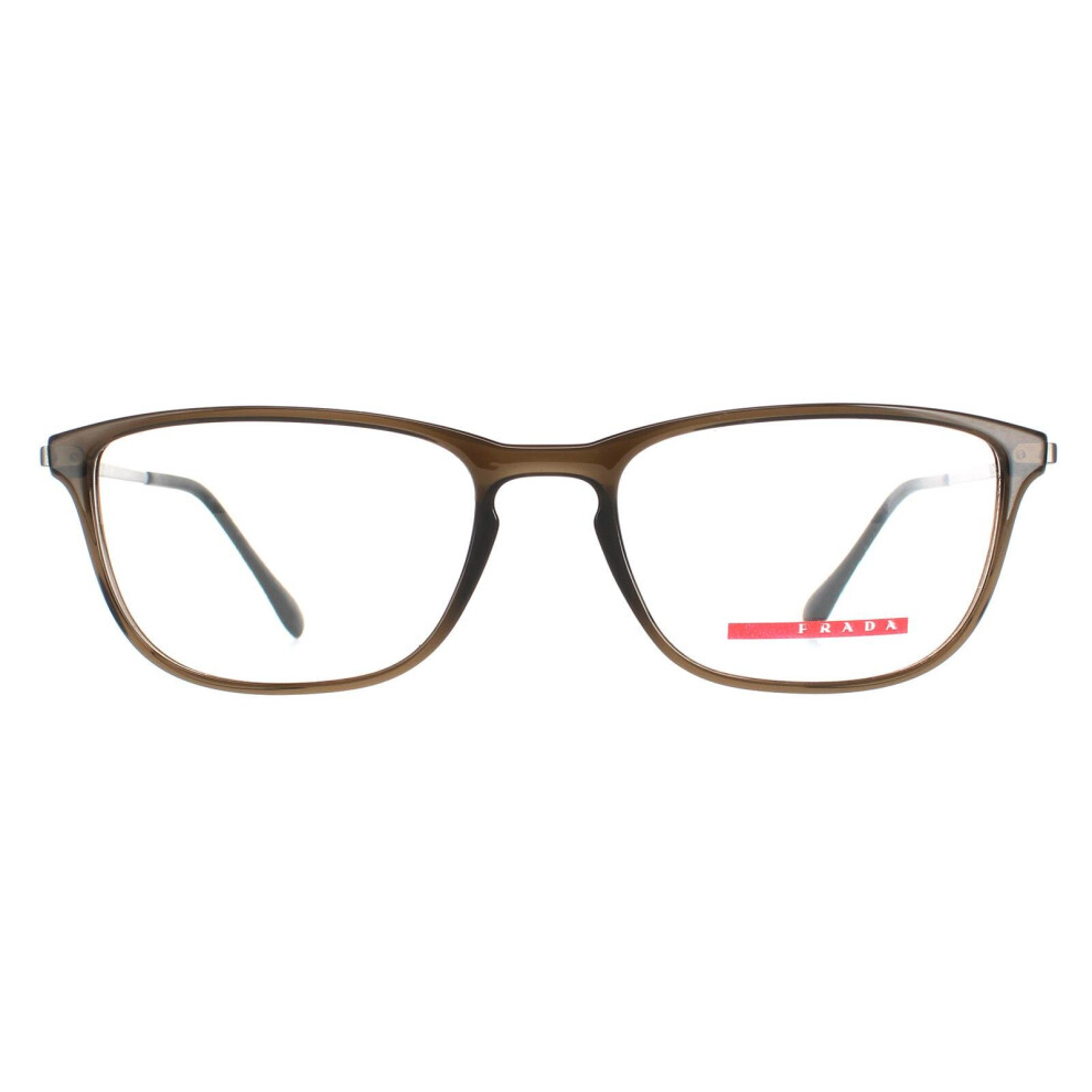 Prada Sport Glasses Frames Ps05iv Mqf101 Brown Men