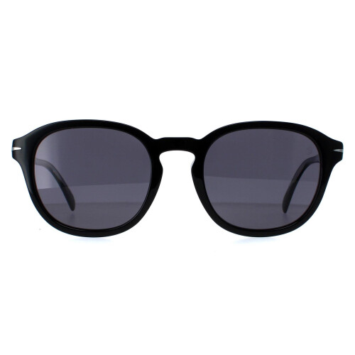 David Beckham Fragrances David Beckham Sunglasses DB1011/F/S 807 M9 Black Grey Polarized