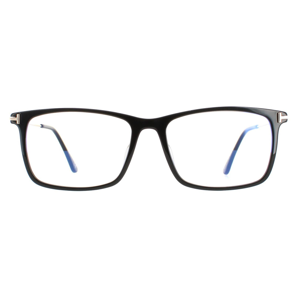 Tom Ford Glasses Frames FT5758-F-B 001 Shiny Black Men