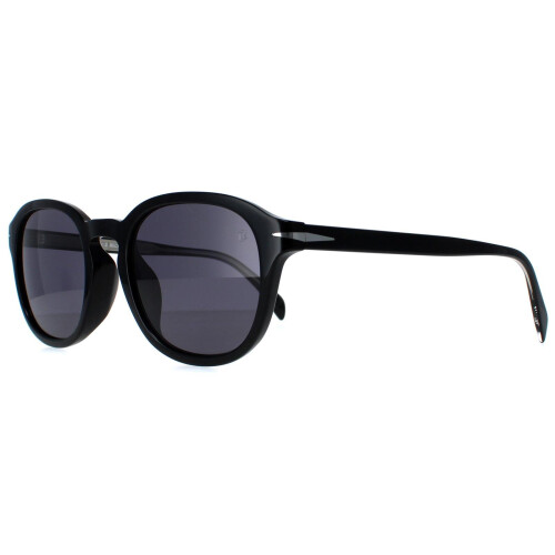 David Beckham Fragrances David Beckham Sunglasses DB1011/F/S 807 M9 Black Grey Polarized 1