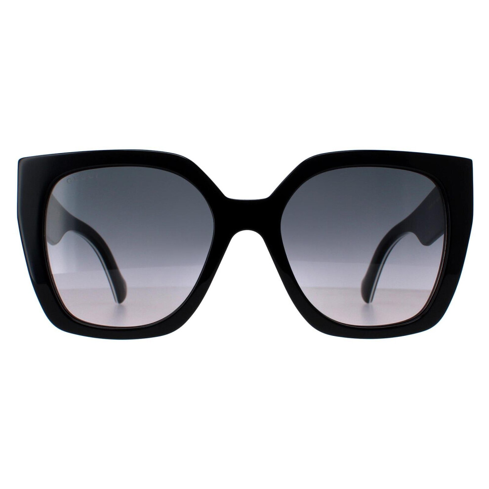 Gucci Sunglasses Gg1300s 004 Black Grey Gradient Black,Grey