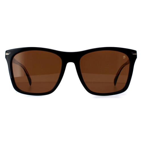 David Beckham Fragrances David Beckham Sunglasses DB1054/F/S 807 70 Black Brown