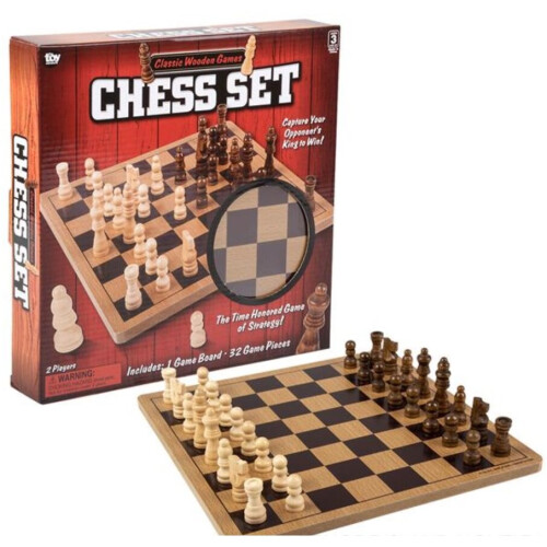 10" Wooden Chess Set