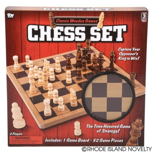10" Wooden Chess Set 1