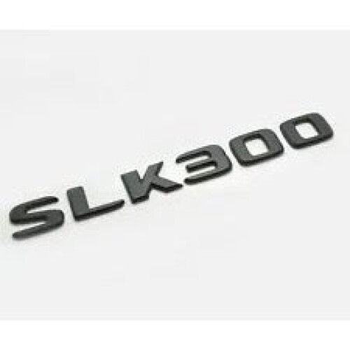 For Mercedes Benz SLK300 Matt Black Rear Boot Trunk Letter Number Badge Emblem