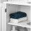 Under Sink Cabinet Bathroom Vanity Unit White Storage Shelf Modern Cupboard Unit 5