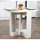 Drop Leaf Dining Table Small Oval Folding Space Saving Modern Breakfast Room 1