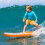 ELECWISH (Orange (No Seat)) 11FT Inflatable Stand Up Paddle Board SUP w/Paddle 4