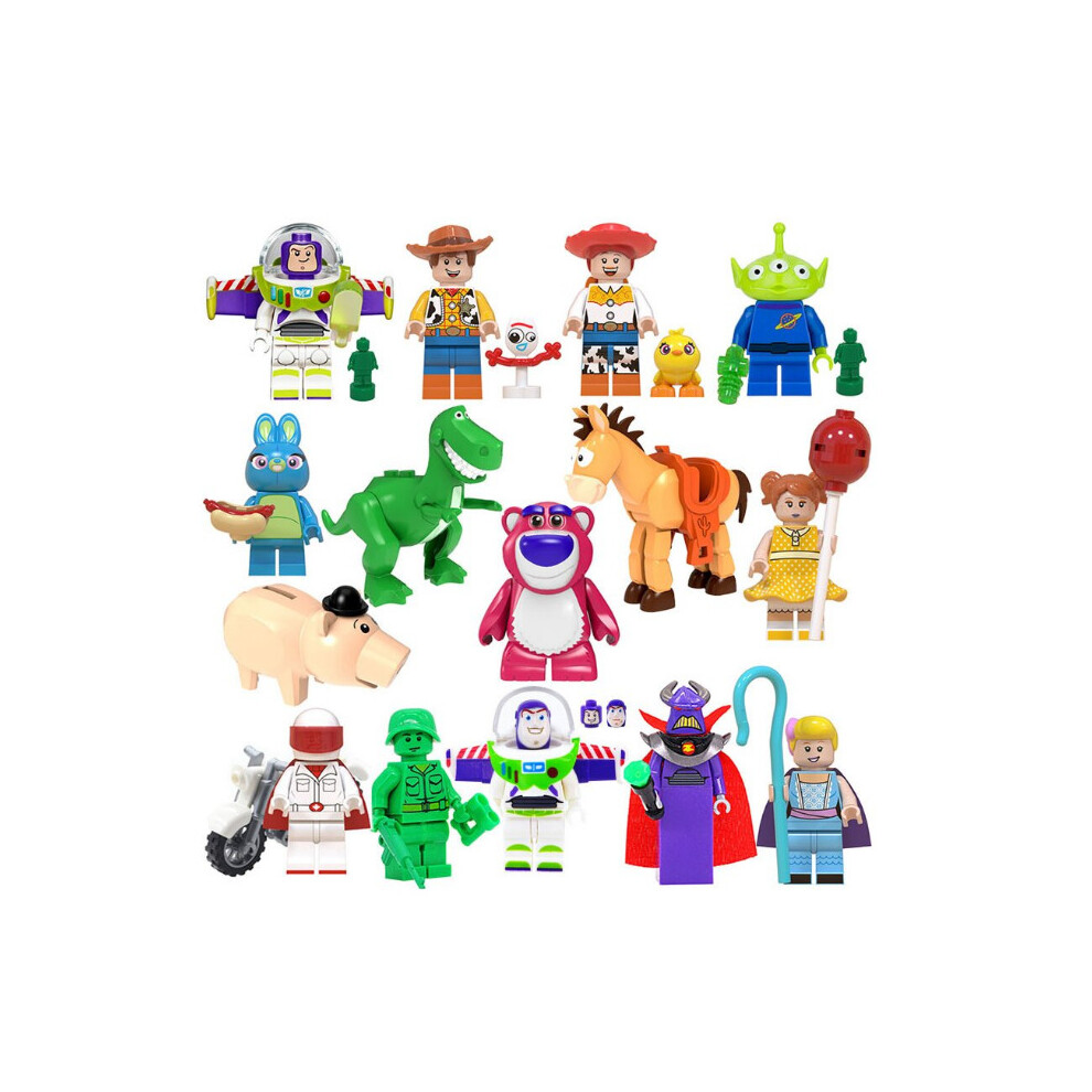 Xurikcoo Toy Story 15Pcs/Set Mini Figure Building Blocks Kids Toys