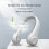 Hands-Free Nekventilator Hangende Bladloze Koelventilator USB Oplaadbaar 5
