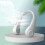 Hands-Free Nekventilator Hangende Bladloze Koelventilator USB Oplaadbaar 4