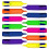 SOL (3pk x 4) 8/12 Highlighter Pens in Handy Wallets 4 Colours 1